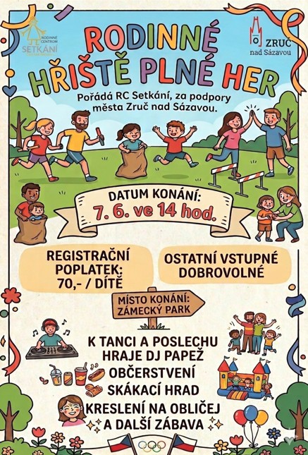 Rodinné hřiště plné her