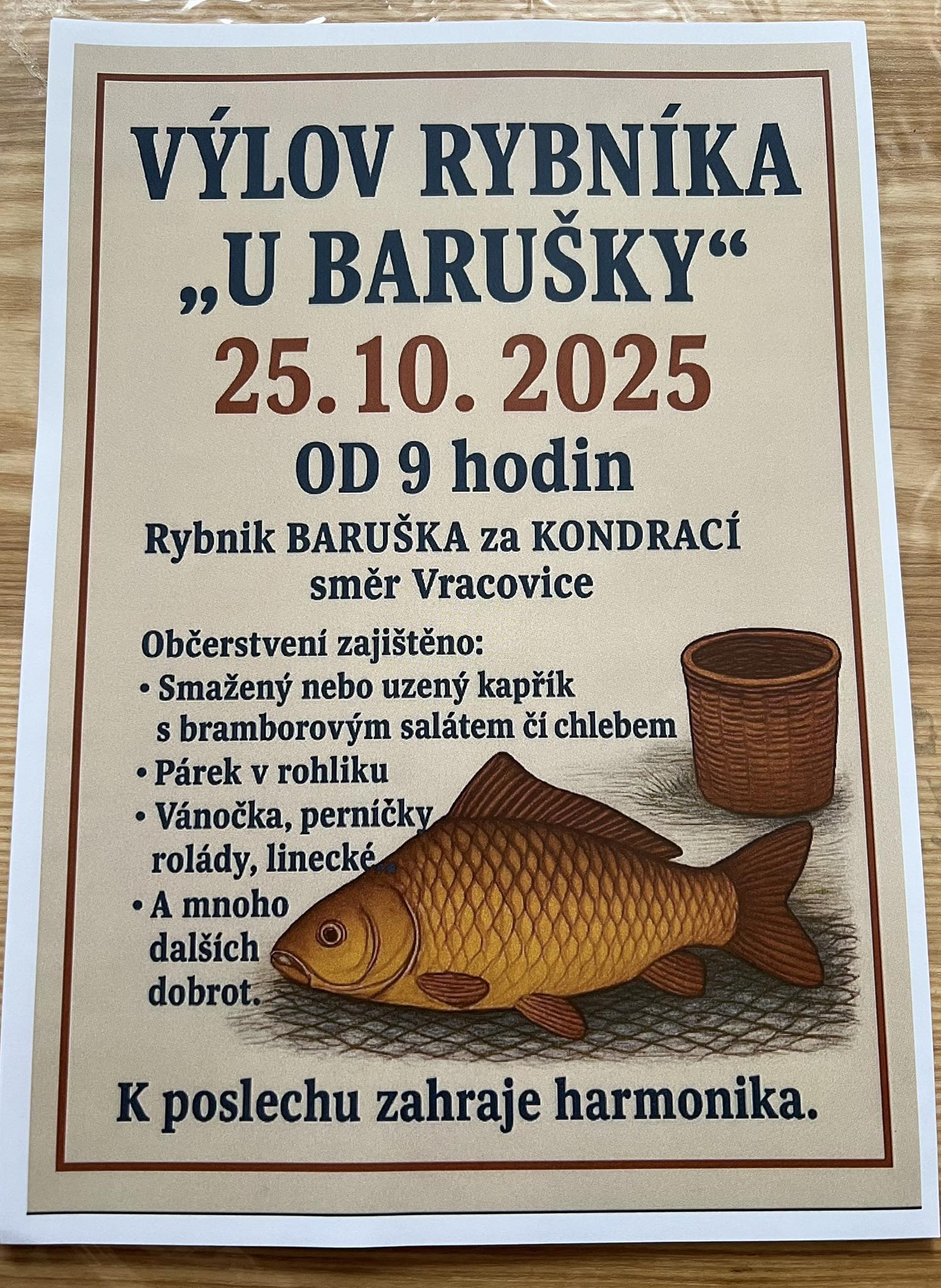 Výlov rybníka U Barušky