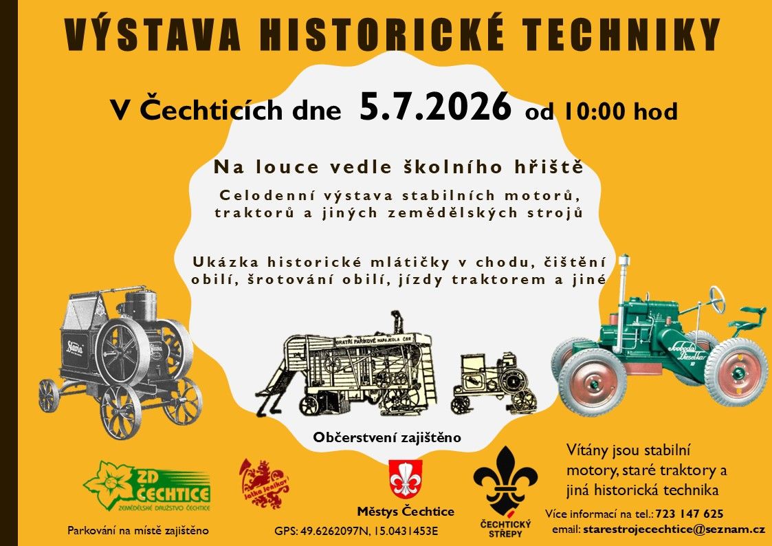 Výstava historické techniky