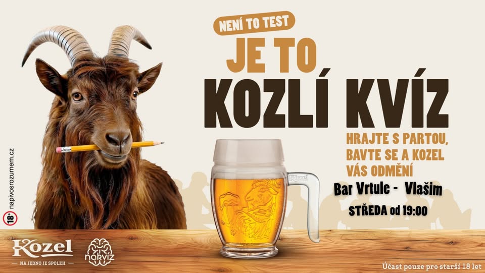 Kozlí kvíz ve Vrtuli