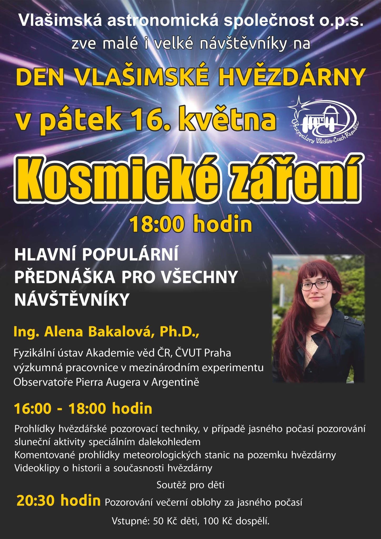 Hvězdárna - Kosmické záření