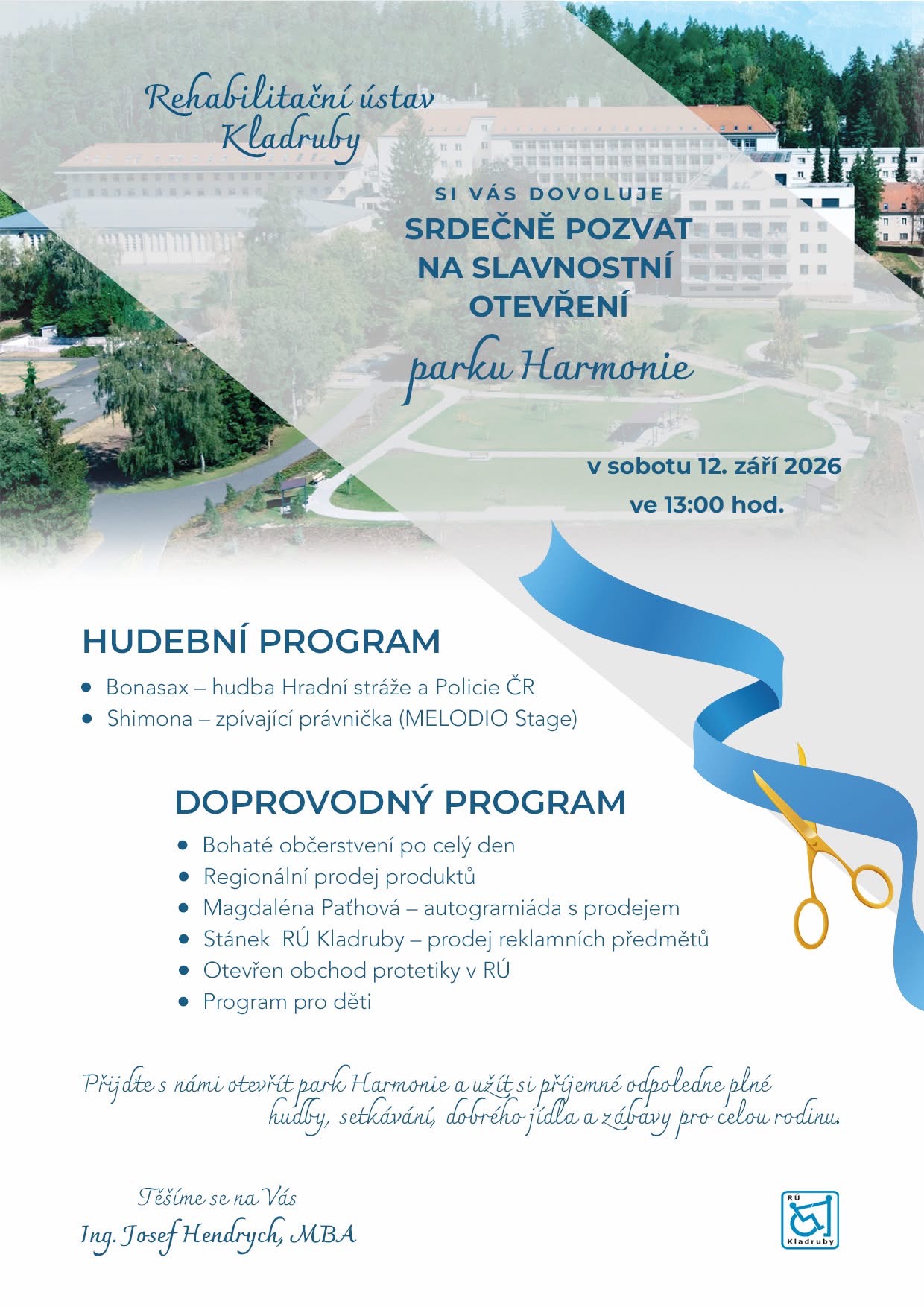 Otevření parku Harmonie