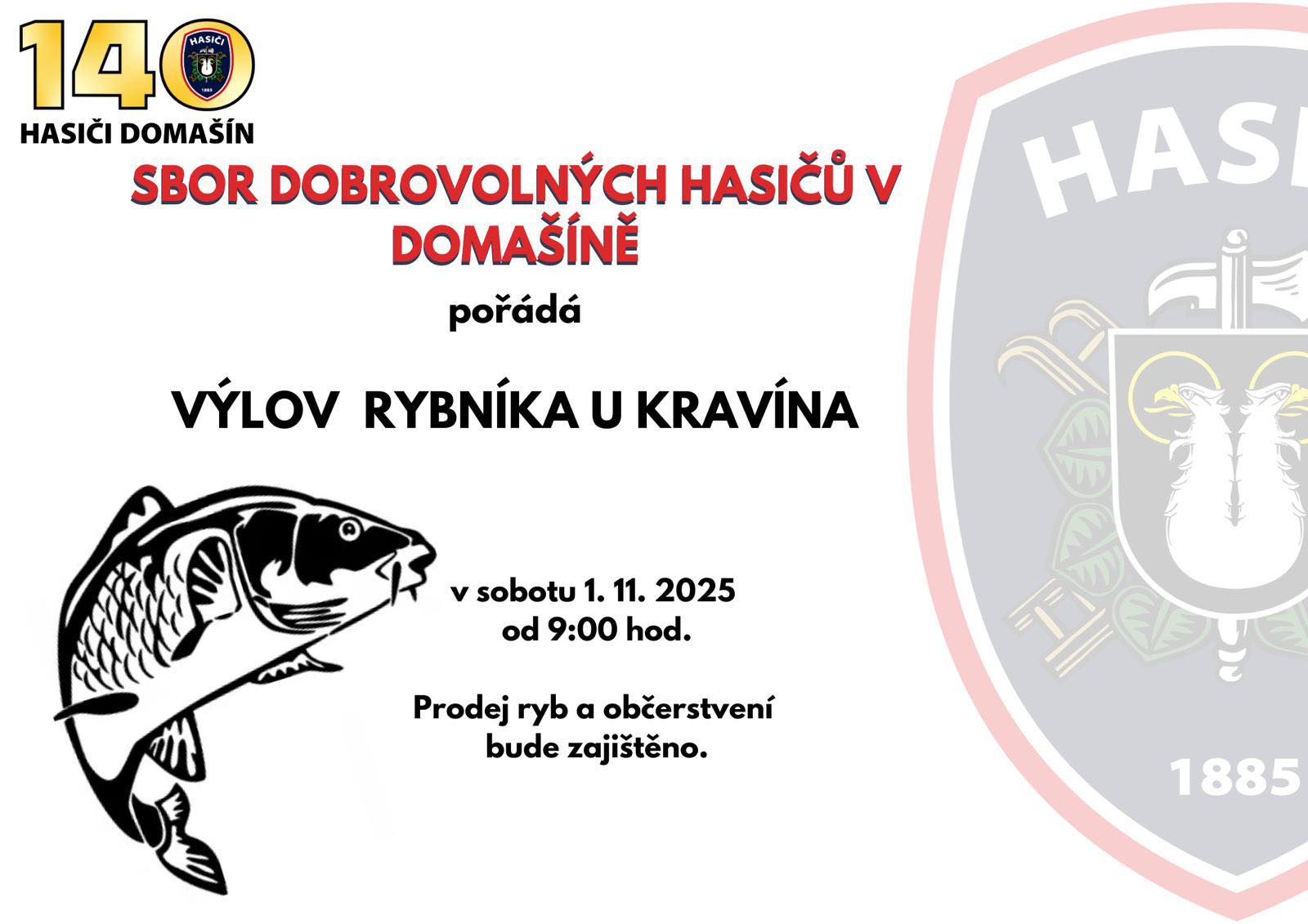 Výlov rybníka u kravína
