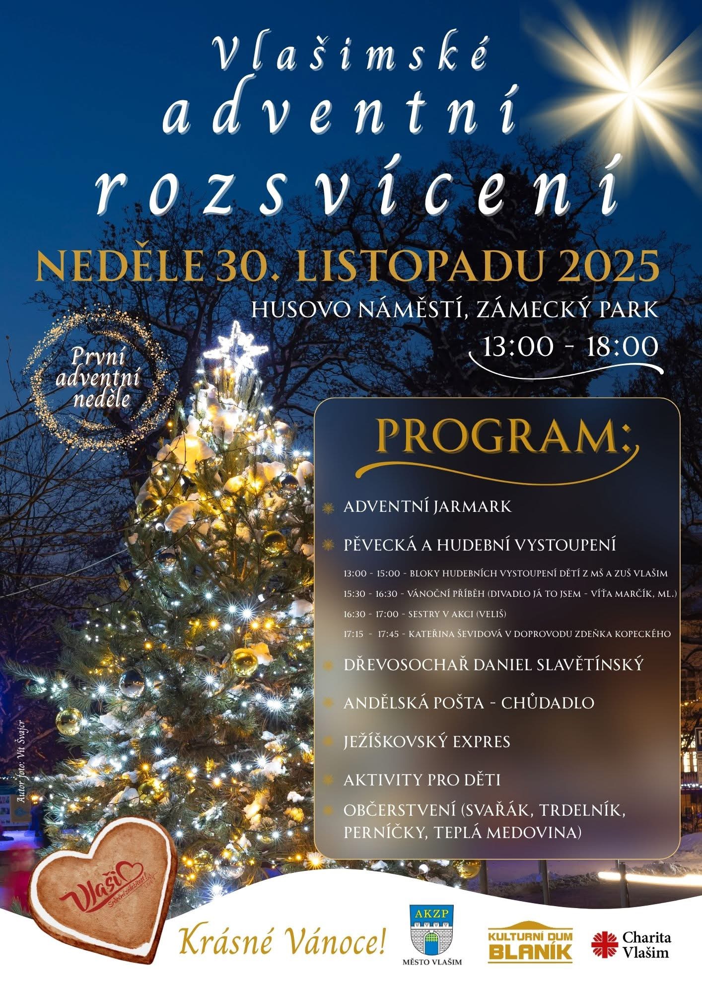 Rozsvícení vánočního stromečku