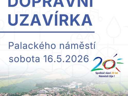 Akce Spolkáč: Palackého náměstí ve Vlašimi bude uzavřeno