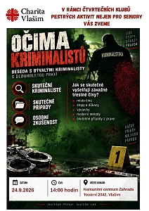 Očima kriminalistů v Charitě Vlašim (komunitní centrum Zahrada)
