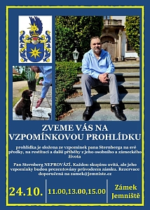 Vzpomínková prohlídka pana Sternberga na Jemništi