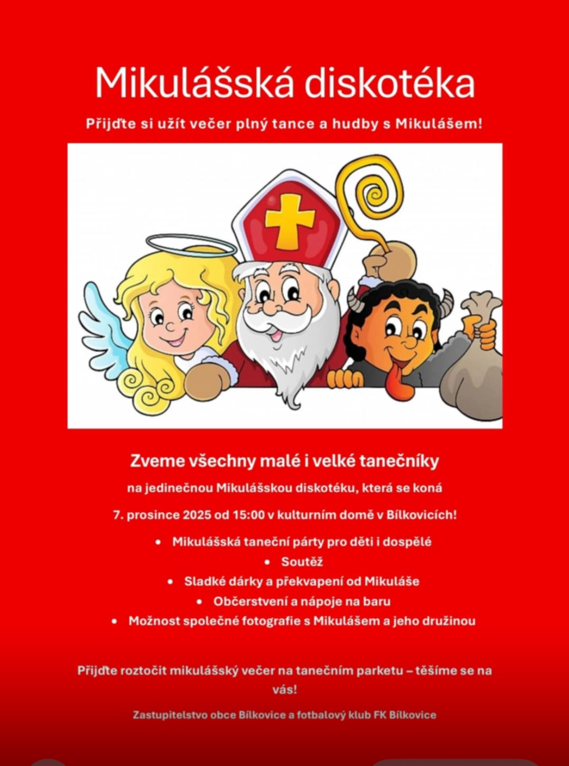 Mikulášská diskotéka